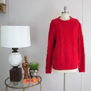 Reiss Red Crewneck Sweater